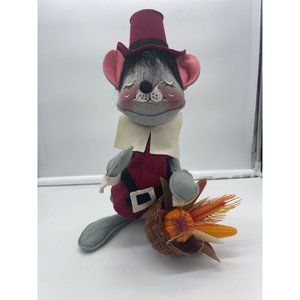 Annalee Dolls Pilgrim Mr. Mouse 13 Inch Thanksgiving 1981
